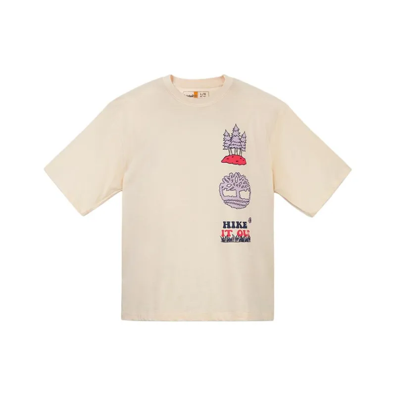 Timberland T Shirt Unisex Smoke White-0