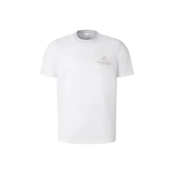 Adidas T Shirt Men's White/Bauxite Brown