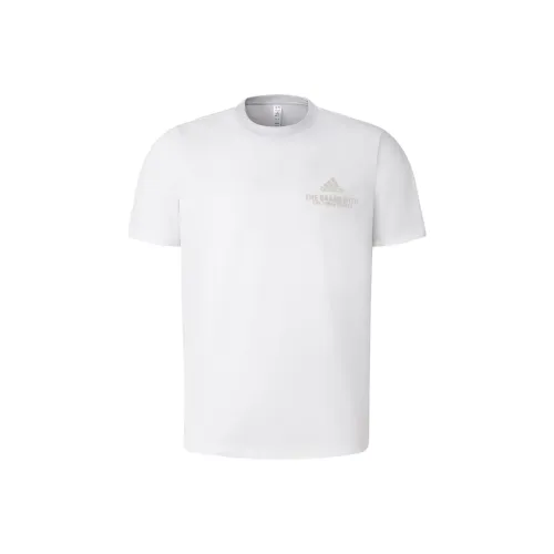 Adidas T Shirt Men's White/Bauxite Brown