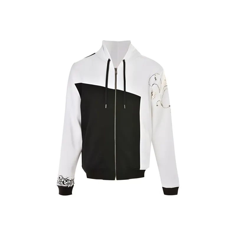 VERSACE SS23 Sweatshirt Men's Black White-0