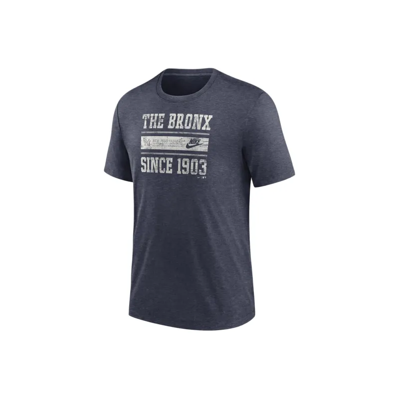 Nike T-Shirt New York Yankees Men's Marine Blue-0