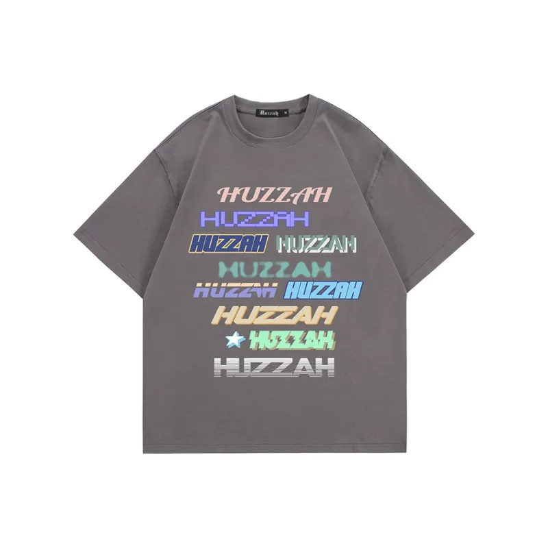 Huzzah Short Sleeved T Shirts Unisex-4