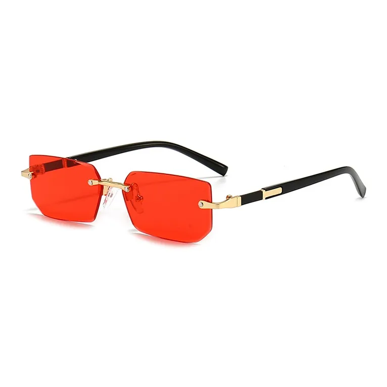 NOME Metal Irregular Shape Sunglasses Unisex-2