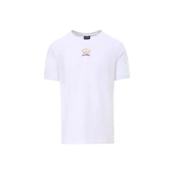 Paul & Shark Crew Neck Printed Logo T shirt