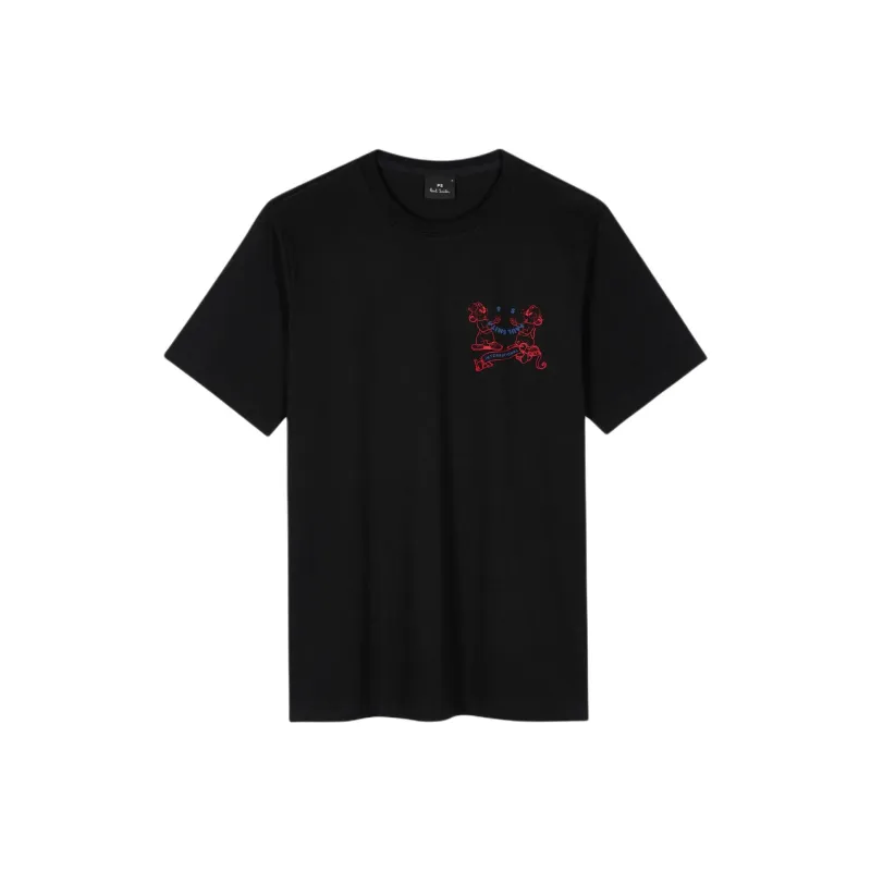 Paul Smith Happy International Print Cotton T shirt-0