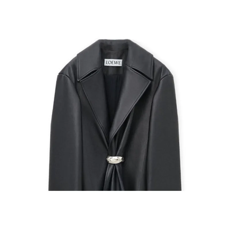 LOEWE Coats Women's Black-4