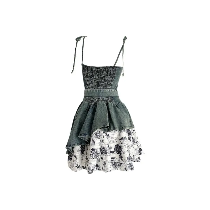 PAIN OR PLEASURE Slip Dresses Women's Blue-1