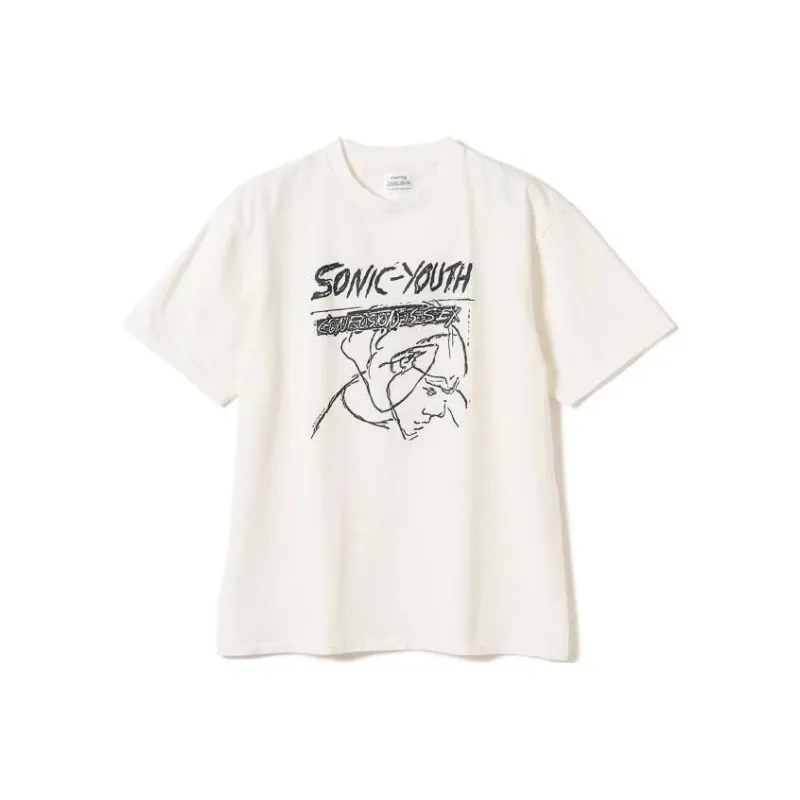 Beams Sonic Youth Confusion Cover T-Shirt Men's-0