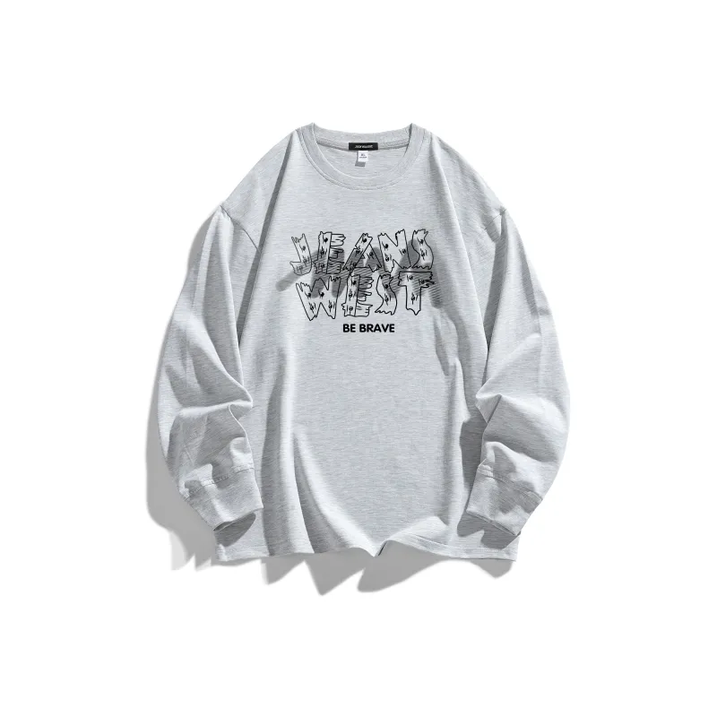 JEANSWEST Long Sleeved T Shirt Unisex-9