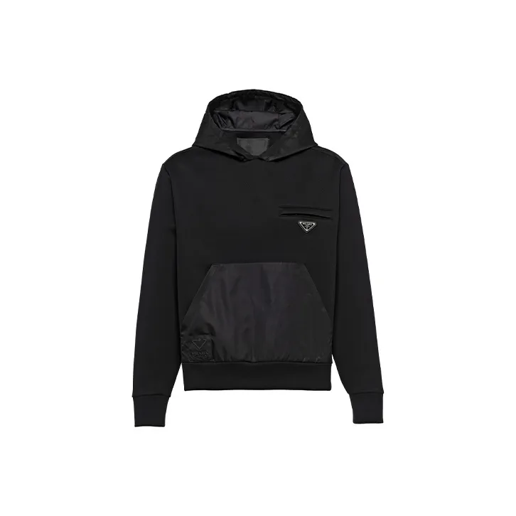 PRADA Sweatshirts Men Black-0
