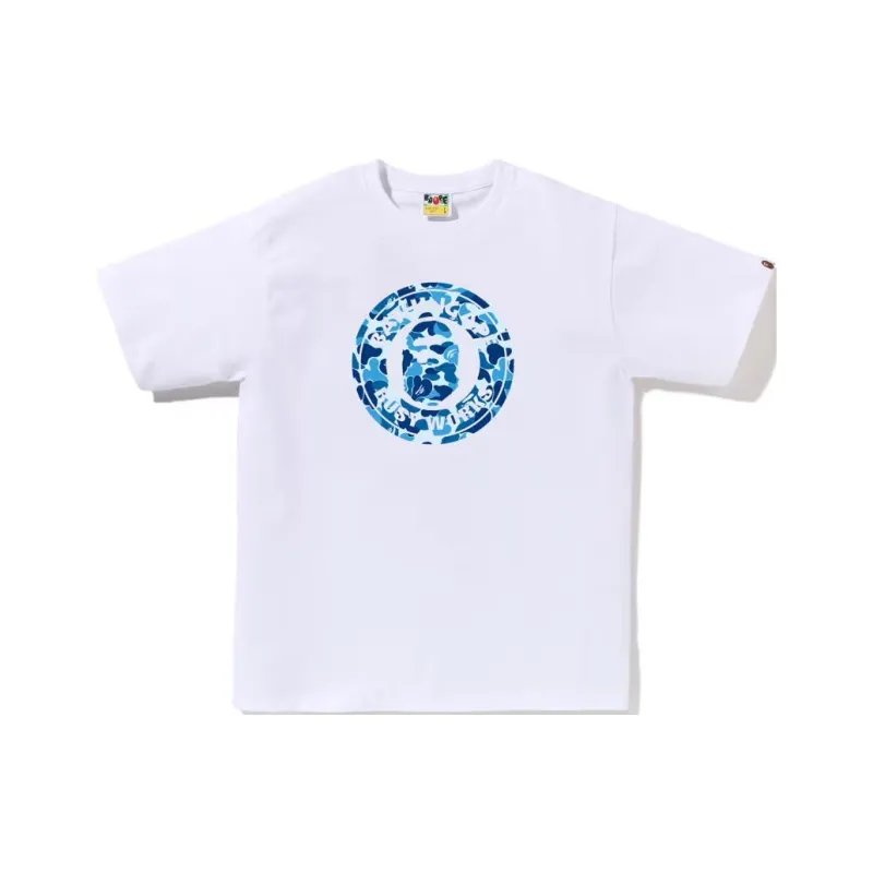 A BATHING APE Map Camo Busy Works Relaxed Fit Tee-0