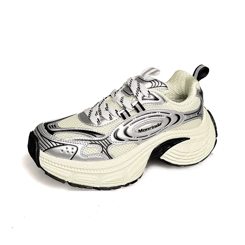Mineida Anti Slip And Wear Resistant Height Increasing Low Top Chunky Sneakers Unisex-8