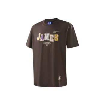 NBA Los Angeles Lakers T Shirts Unisex Brown