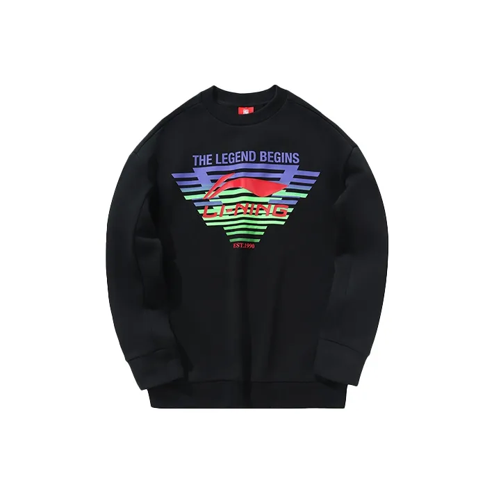 LiNing Sweatshirts Men Standard Black-0