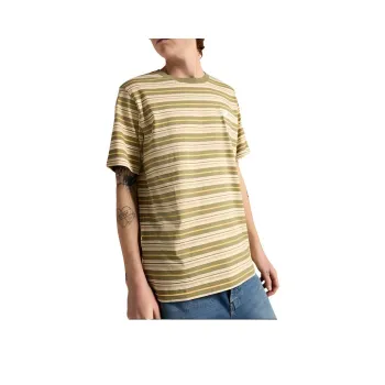 Converse Loose Fit Striped Tee T-Shirt Men's Moss Sloth