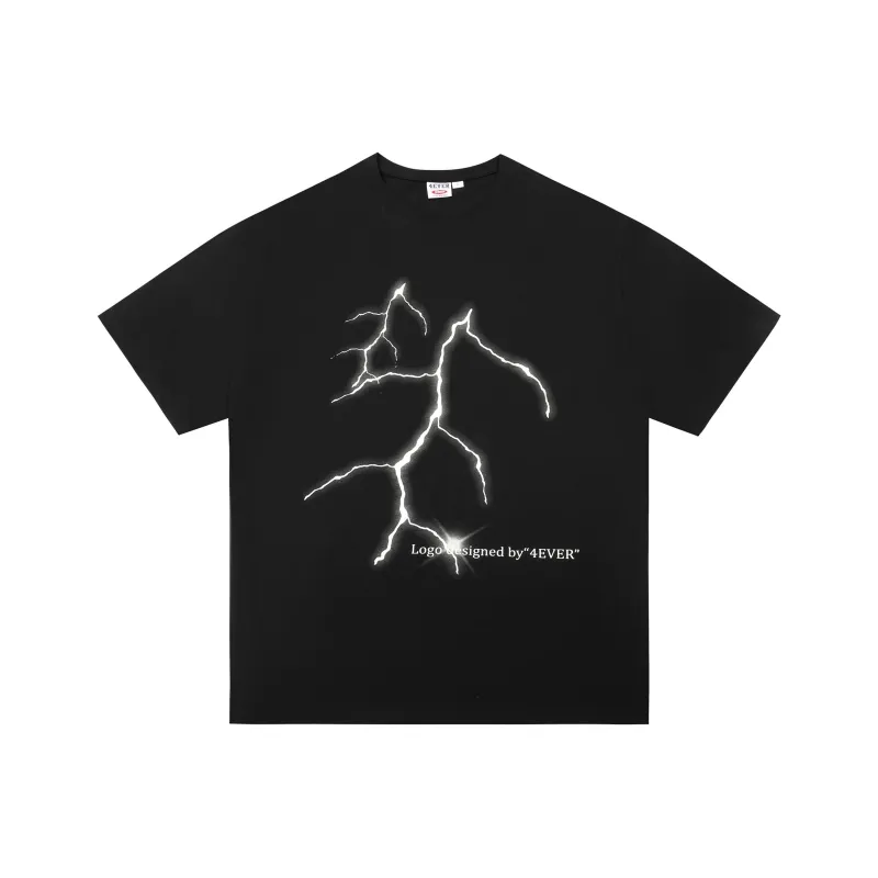 4EVER LAB T Shirts Unisex Black-0