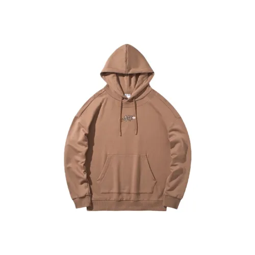 Line Friends X LINING Sweatshirts Unisex Cartoon Umber