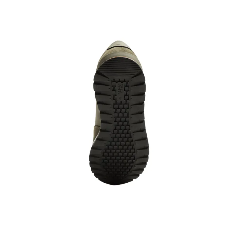 ZARA Low Top Casual Shoes Men's Lake Green-3