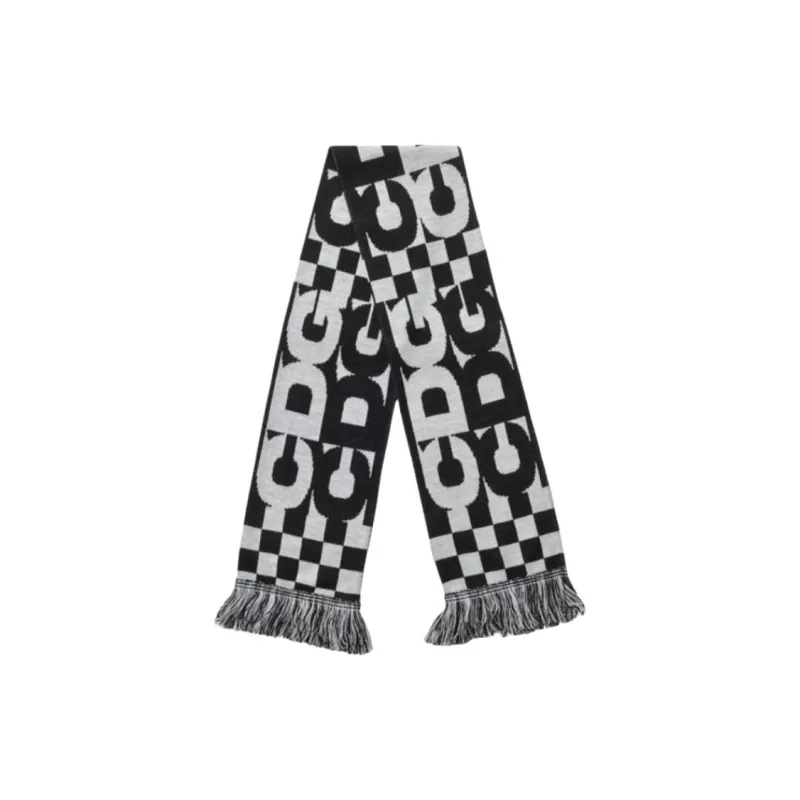 CDG Acrylic Knit Scarves Unisex Black-1