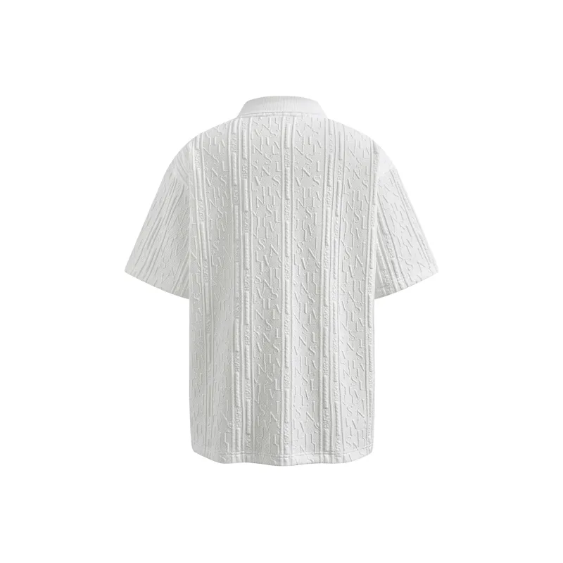BEAR UNION Polo Shirt Unisex White-1