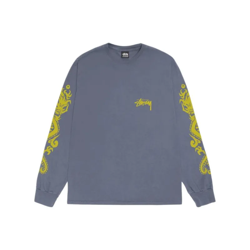 Stussy Dragons Pigment Dyed L/S Tee-6