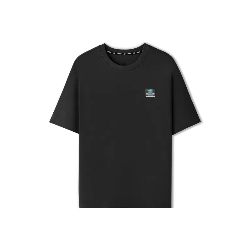 Skechers Leisure Sports Series T Shirt Unisex Carbon Black-0