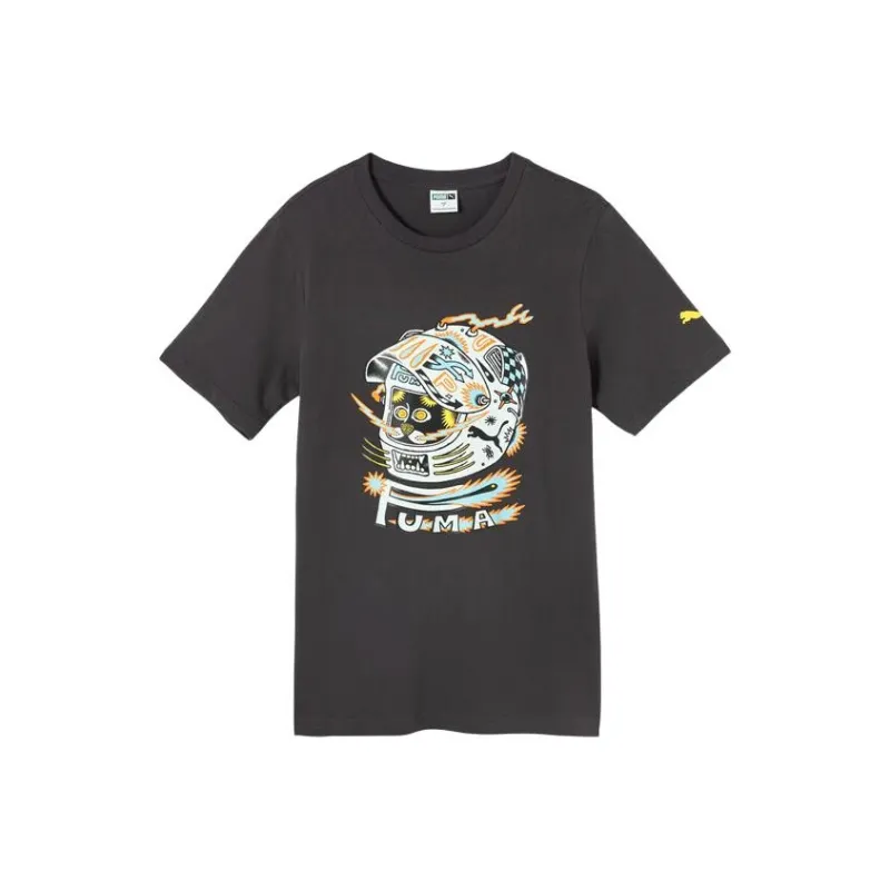 PUMA T Shirts Unisex Grass Ash-0