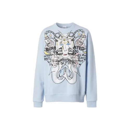 Burberry Sweatshirt Men's Light Blue