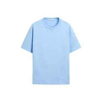 ZARA T-Shirts Men Light Blue