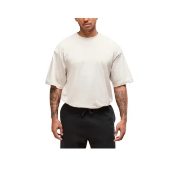 GYMSHARK Power T Shirt Men's Oat White