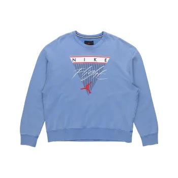 JORDAN Flight Sweatshirts Men Signal Blue