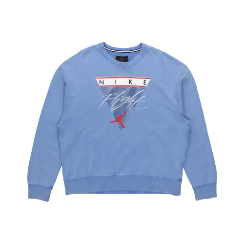 JORDAN Flight Sweatshirts Men Signal Blue