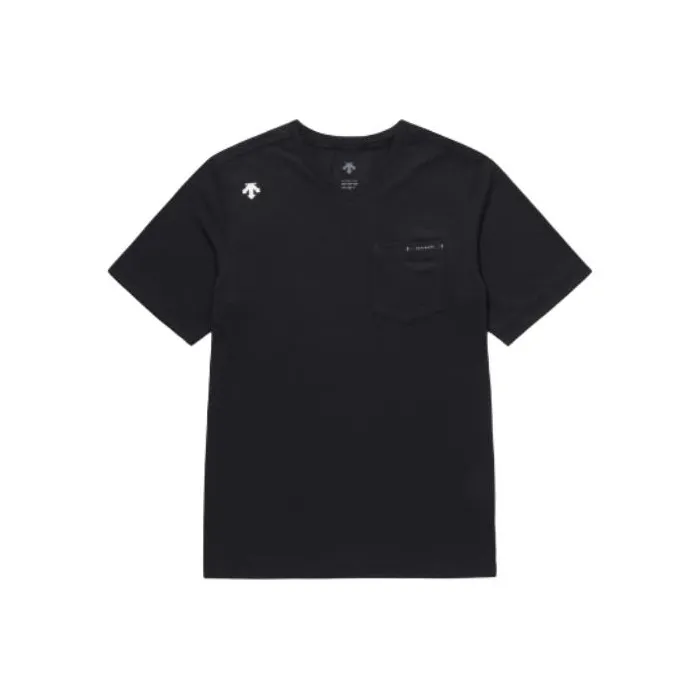DESCENTE BLEU T Shirts Unisex-0