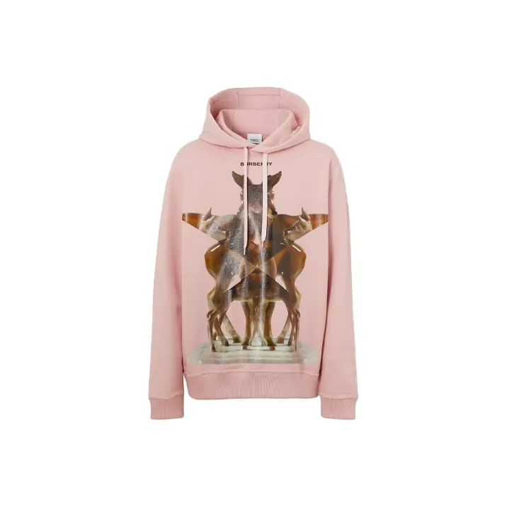 Burberry Sweatshirt Unisex Ice Frost Pink-0