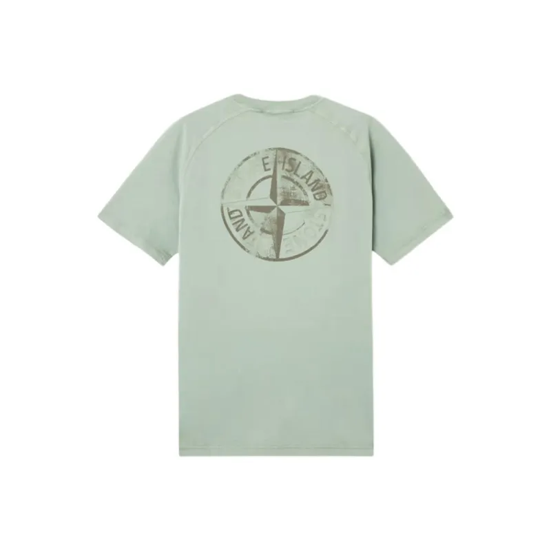 STONE ISLAND SS25 T Shirts Men Sage Green-0