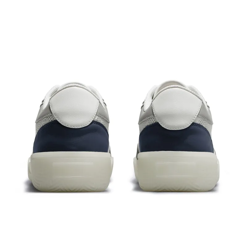 Desai Skateboard Shoes Men Low Top Gray, White Blue, Khaki-8