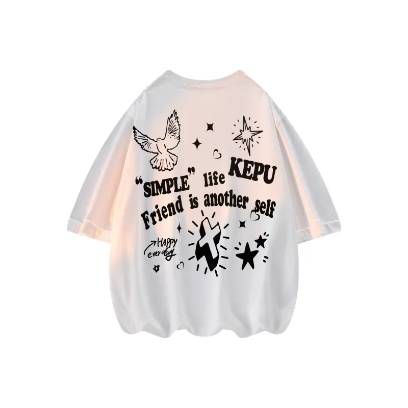 Kepu Short Sleeved T Shirts Unisex-0