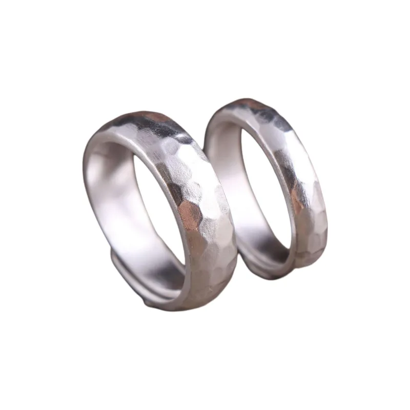 Silver Arashi Sterling Silver Ring 999 Fine Silver Unisex-0