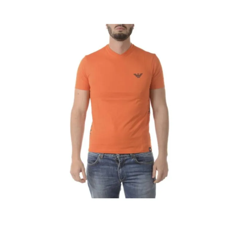 ARMANI JEANS T Shirt Men's Orange-0