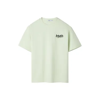 HLA T Shirt Men's Light Green Pattern
