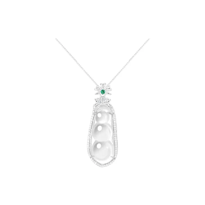 JIACUIYUN Colored Glaze Jade Necklaces Unisex-0
