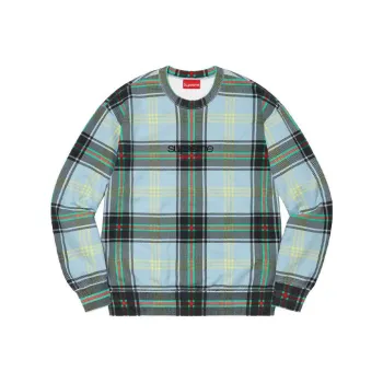 Supreme Plaid Crewneck
