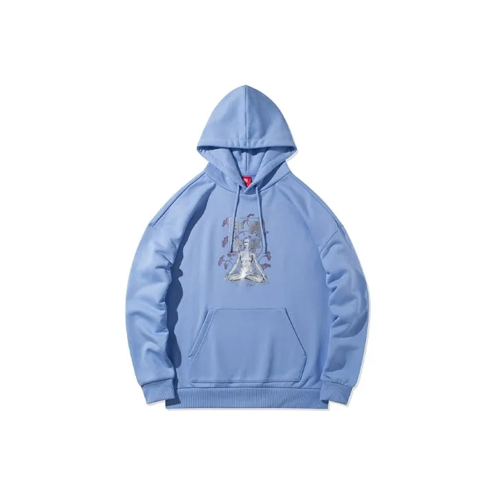 Hajimesorayama X LiNing Sweatshirts Men Blue-0