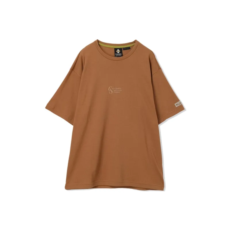 Columbia Wallowa Heritage Collection Omnishade T-Shirt Men's Camel Brown-0