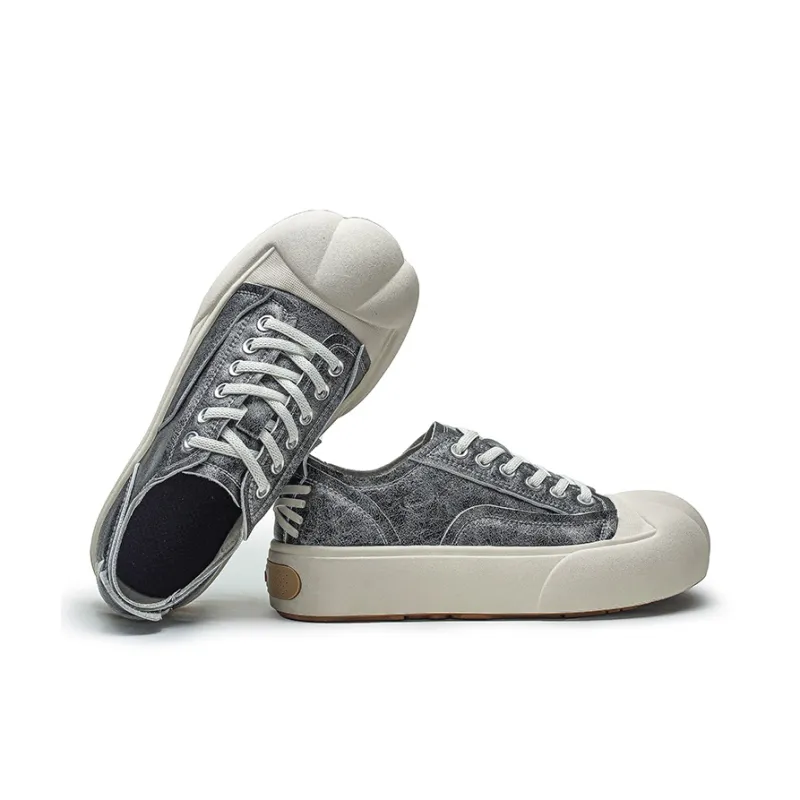 Rummaden Slip Resistant Cushioning Wear Resistant Lightweight Breathable Low Top Skateboard Shoes Unisex-9