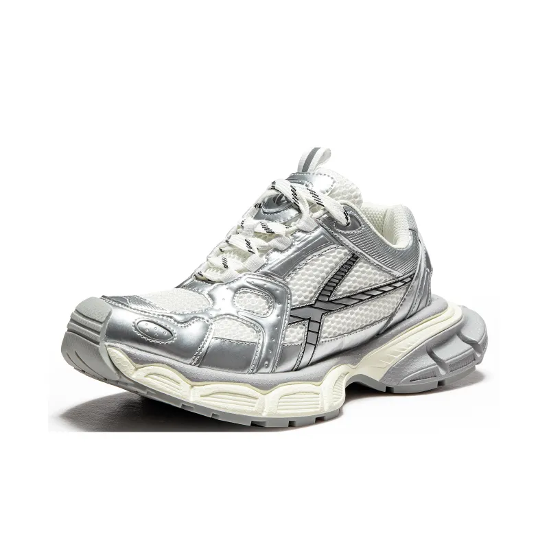FINEPLAN Anti Slip And Wear Resistant Height Increasing Low Top Chunky Sneakers Unisex-16