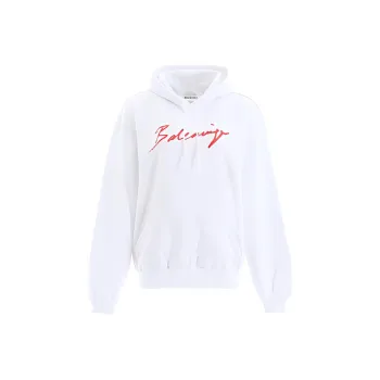 Balenciaga Sweatshirt Loose Fit Style Men's White