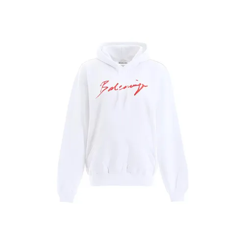 Balenciaga Sweatshirt Loose Fit Style Men's White