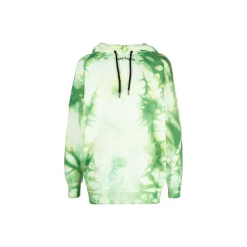 PALM ANGELS Tie Dye Logo Over Hoodie