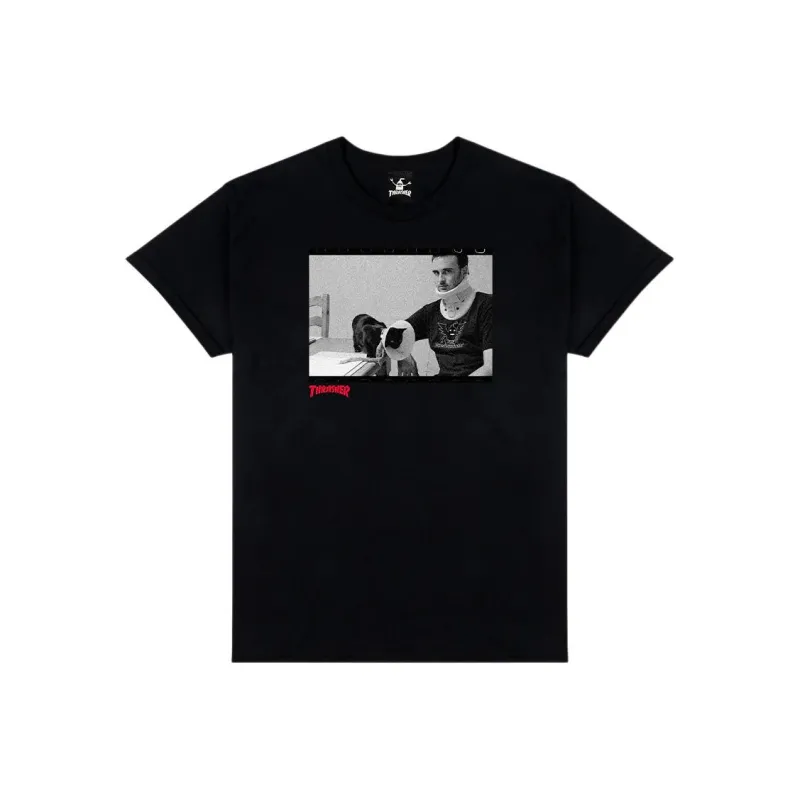 Toy Machine X Thrasher T-Shirts Unisex Black-0